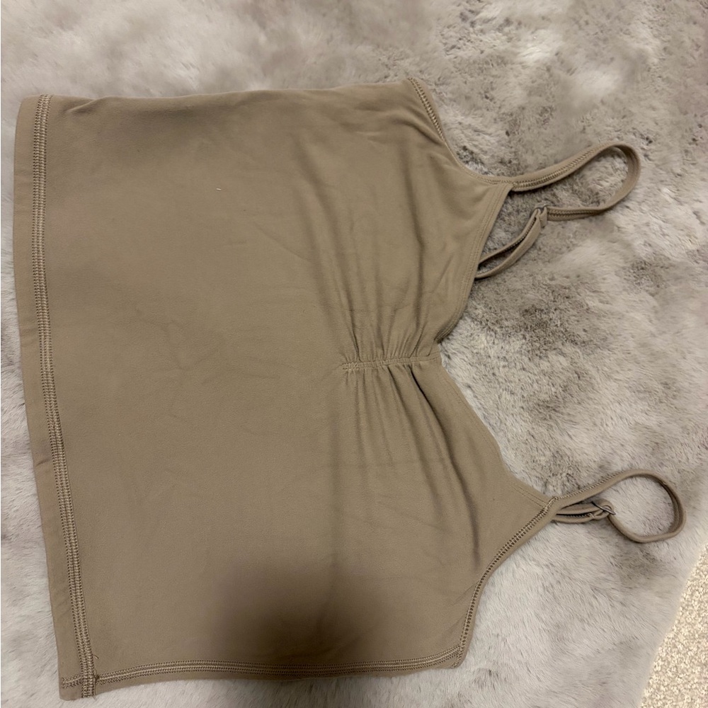 Aritzia Tan Strappy Top
